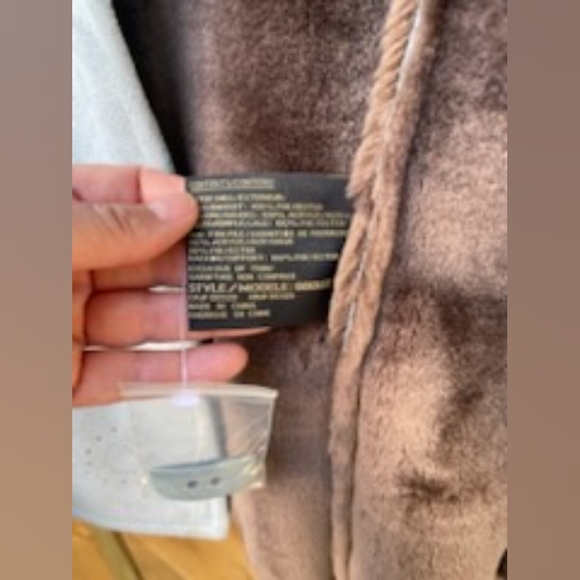 Brand new stunning  Coat Couture baby blue, pattern detail fall jacket w hood - Picture 5 of 6